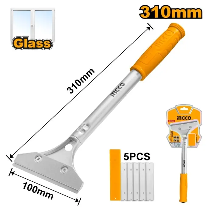 Discount Razuitor (Spaclu cu Lama) cu Maner Aluminiu Cauciucat INGCO HGS3201