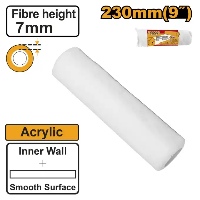 Rezerva Trafalet 230mm, Fibra 12mm pentru Interior INGCO HRC3323014 – Microfibra pentru Suprafete Poroase Disponibil imediat