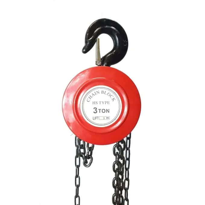 Macara manuala cu lant 3 tone, lungime lant 3m, sistem siguranta, Craft-Tec MX550 Noutate