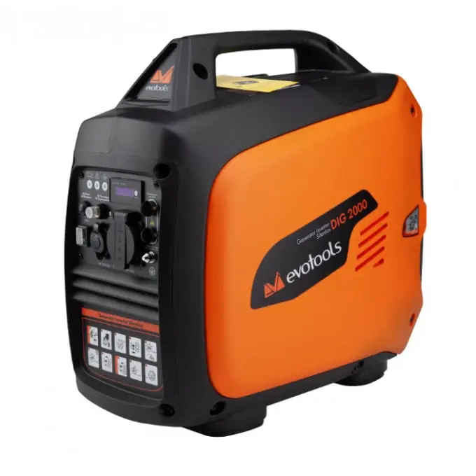 Expediere rapidă Generator Invertor Silentios EPTO DIG 2000, Evotools 681901