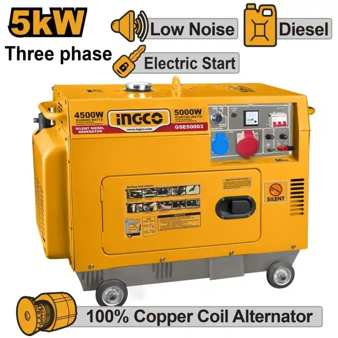 Expediere rapidă Generator 5KW 380V - 220V Silent Diesel