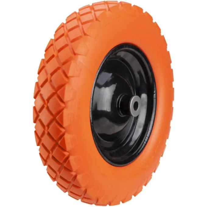 Plată securizată Roata Roaba Poliuretan Cu Janta Metalica 4.00-8, 102 mm, Evotools 679863