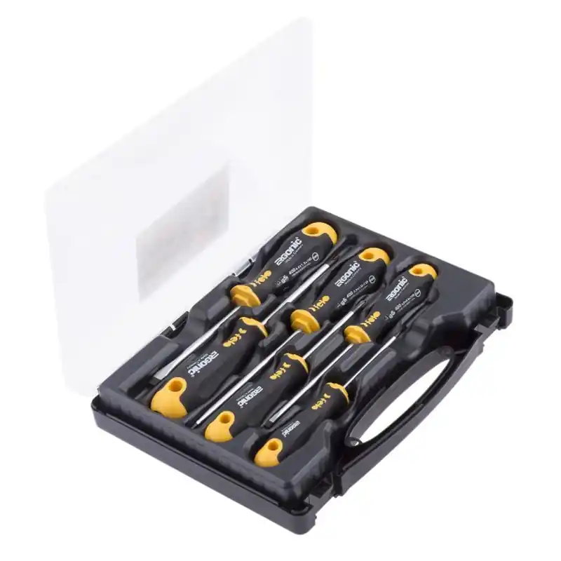 Set de surubelnite Ergonic Profesional - seria 400, 6 piese , 4 x Slot 400, 2 x Philips 402, Felo Preț redus