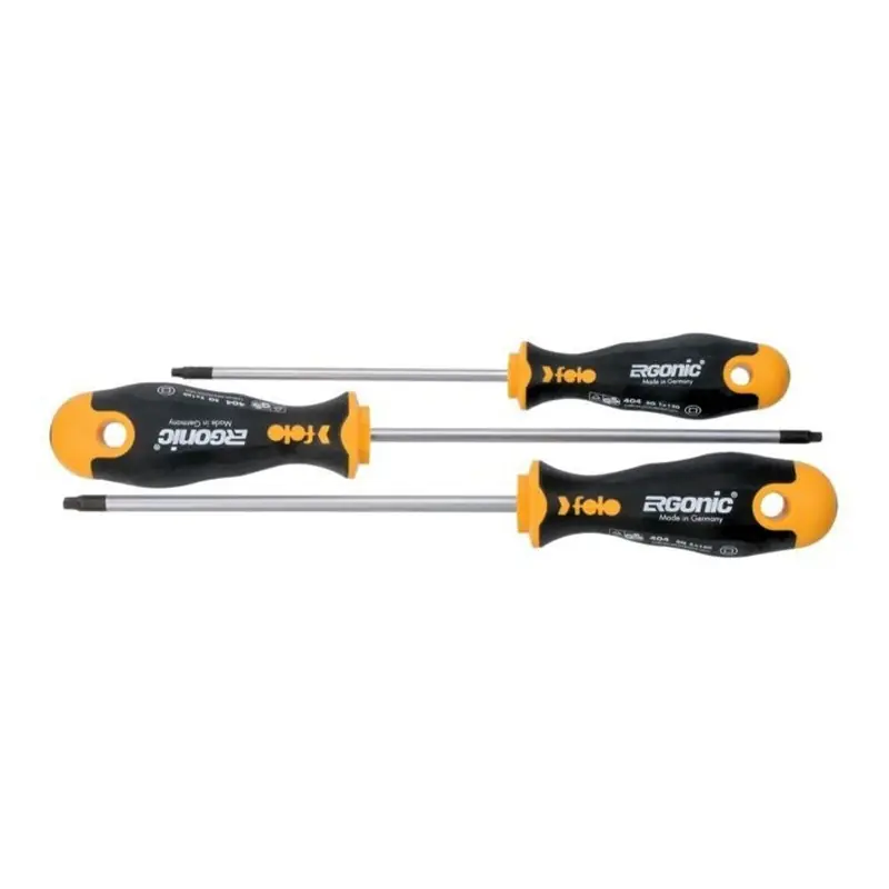Plată sigură Set de surubelnite Ergonic Profesional - seria 400, 3 piese , 3 x Patrat 402, Felo