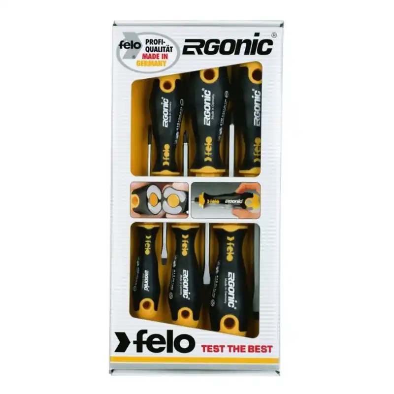 Set de surubelnite Ergonic Profesional - seria 400, 6 piese , 6 x Torx 408, Felo Reduceri