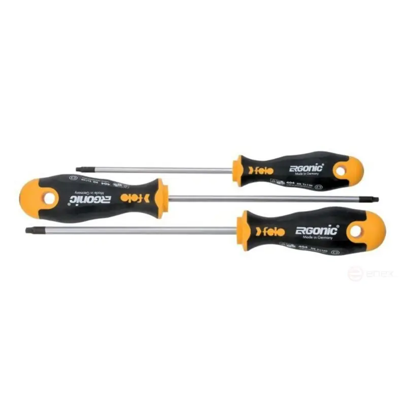 Reducere extra Set de surubelnite Ergonic Profesional - seria 400, 3 piese , 3 x Torx 408, Felo