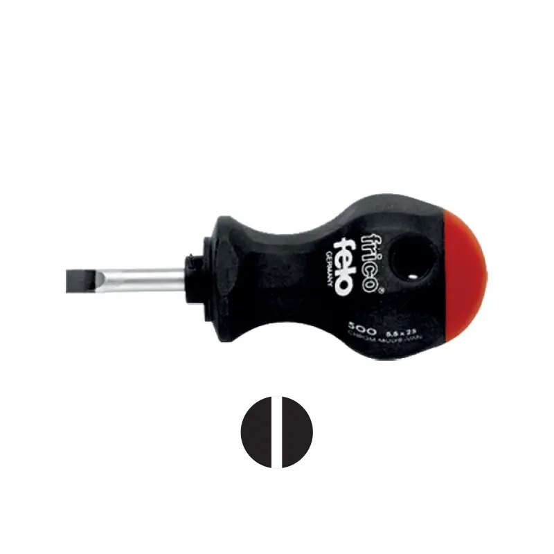 Surubelnite scurte Frico Profesional tipul Slot, varf 5.5 x 1.0, L 25 mm, Felo Cumpără acum