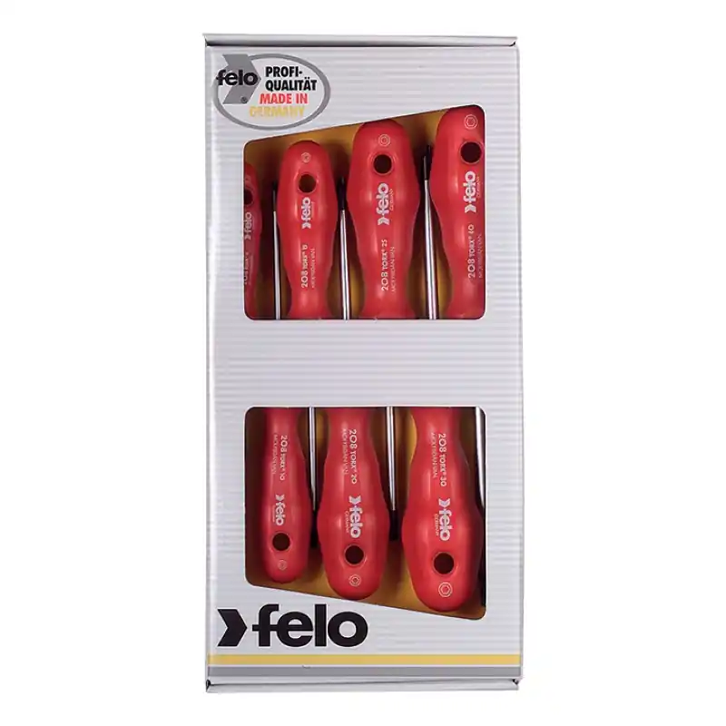 Set de surubelnite Profesionale seria 200 - 206, 7 piese, 5 xSlot, 2 x Philips, Felo Lichidare de stoc