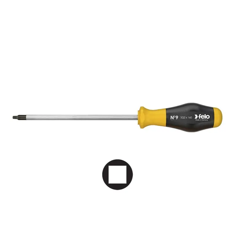 Calitate înaltă Surubelnita No9, tip Patrat 908- lama cu profil circular - seria 900 , Felo
