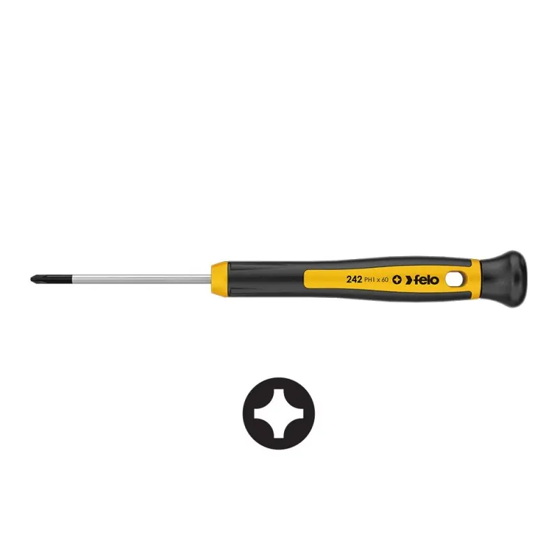Plată securizată Surubelnite de precizie, tip 242 Phillips - seria 240 - Generatia II, Felo