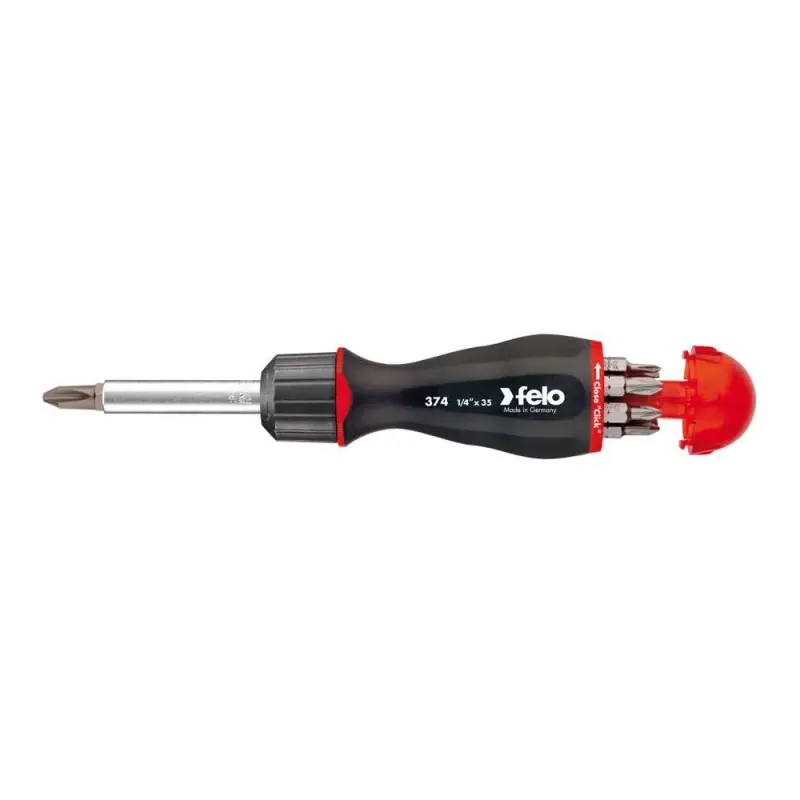 Surubelnita 8 in 1 cu comutator de insurubare cu moment de torsiune maxim 24 Nm, Felo Popular