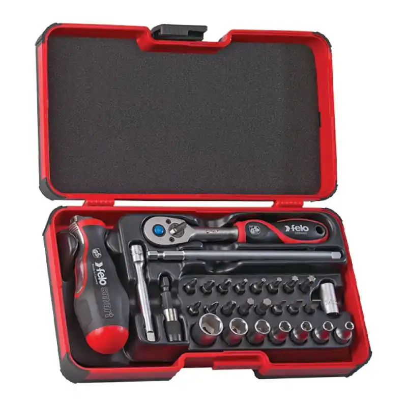 Trusa Felo SMART II - 29 piese in caseta StrongBox (230 x 130 x 56 mm) Ofertă limitată