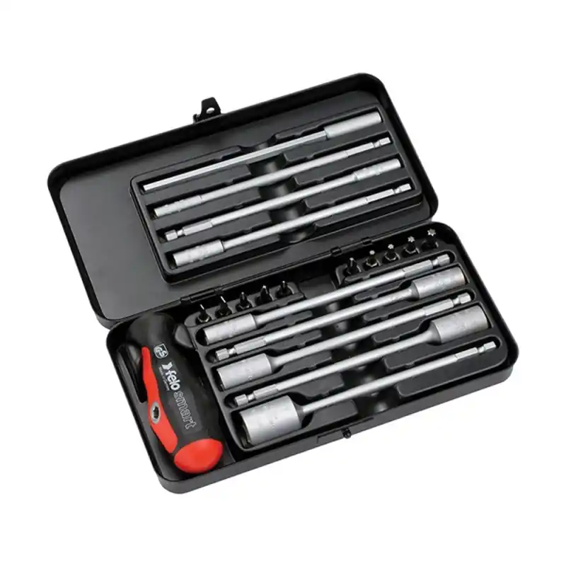 Super ofertă Trusa Felo SMART Engineer - 20 piese în caseta metalica (220 x 110 x 35 mm), Felo