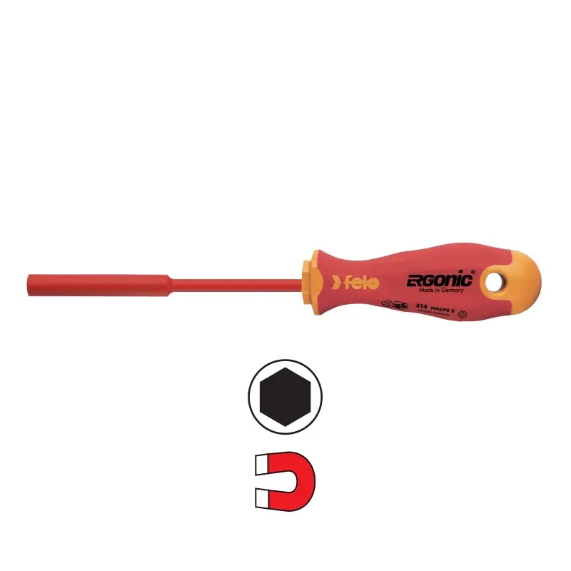 Cel mai bun preț Surubelnita Ergonic Profesional VDE, tipul 419 HEX, M-TEC, Felo