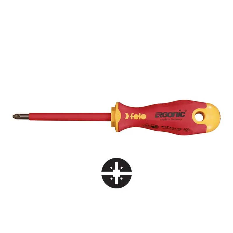 Cel mai vândut Surubelnita Ergonic Profesional VDE, tip 417, +|- Z, Felo
