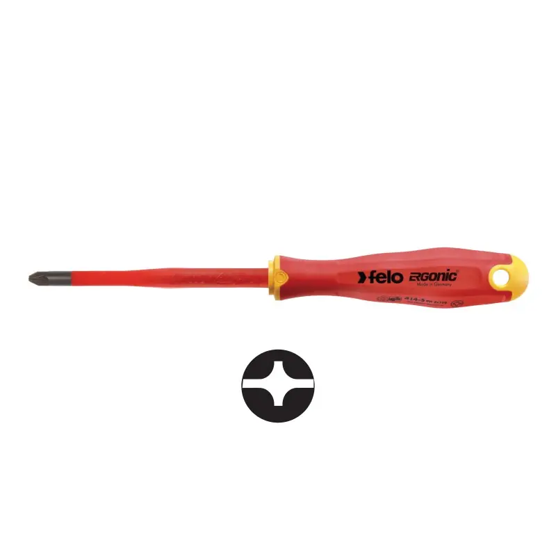 Ofertă specială Surubelnita Ergonic E-Slim VDE, tipul 416 +, - H, Felo