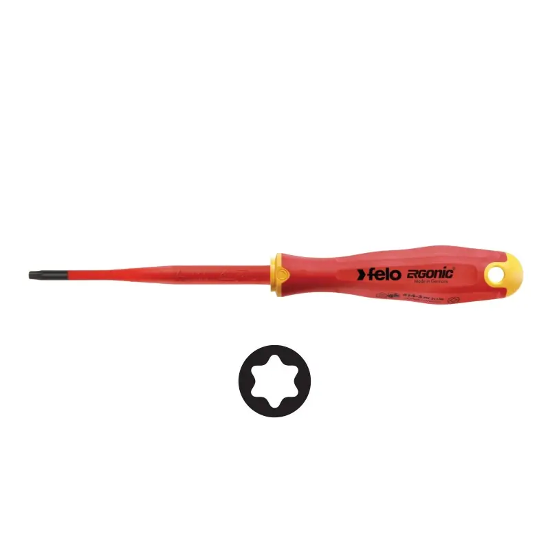 Preferatul clienților Surubelnita Ergonic E-Slim VDE, tipul 418 Torx, Felo