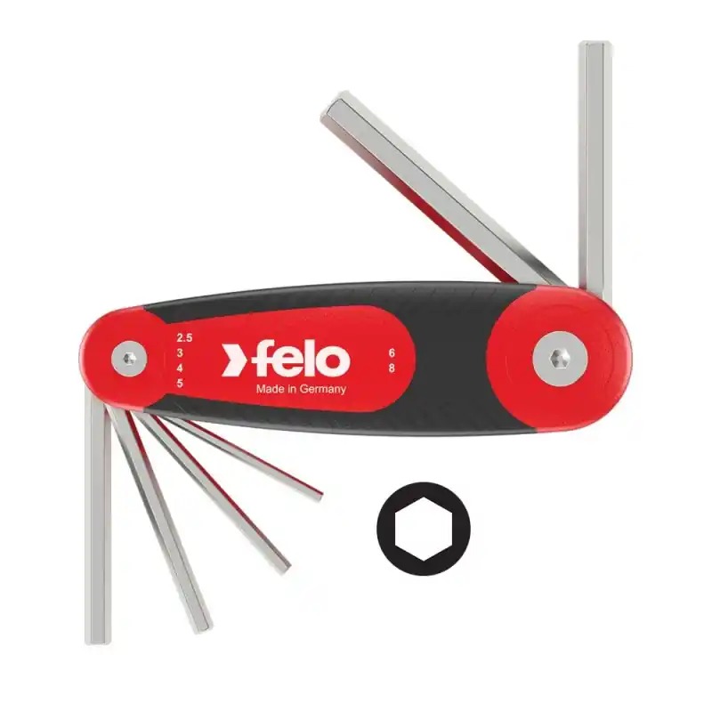 Noutate Surubelnita ,,Fold-Up’’, 6 piese, model HF 7 Fold-Up, 6 x inbus, Felo