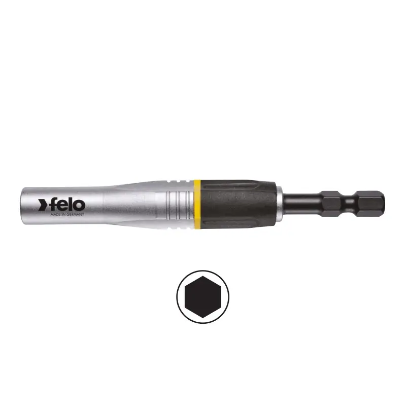 Bitholder - cap de prindere IMPACT, prindere E 6.3 (1|4 inch), locas 1|4 inch, L 95 mm, Felo Reducere specială