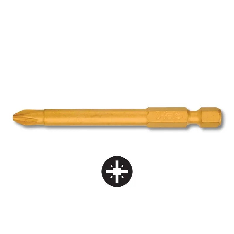 Bit TiN - forma E, lungime 73 mm, tipul pozidriv, Felo Ofertă de sezon