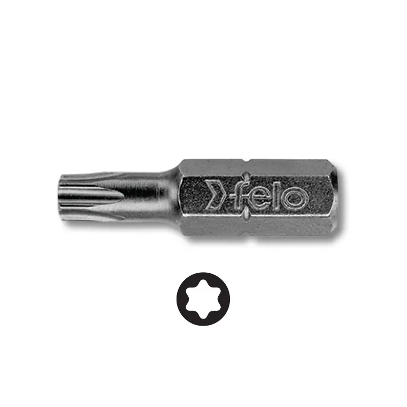 Bit Industrial - forma C, lungime 25 mm, tipul torx, Felo Nu rata