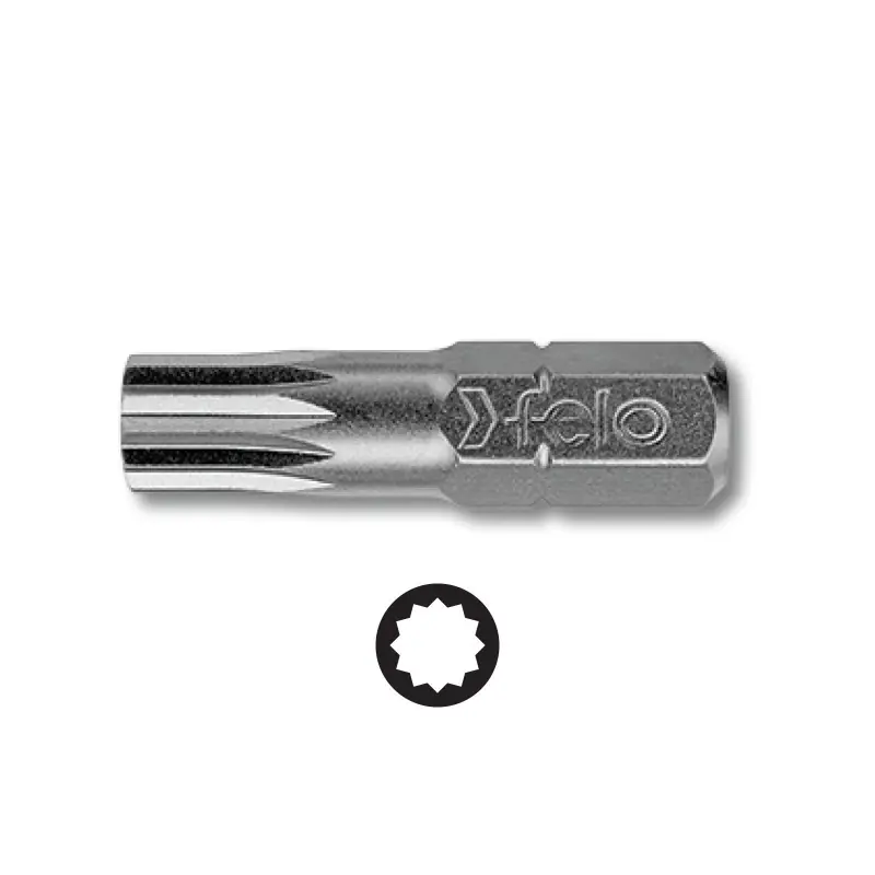 Bit Industrial - forma C, lungime 25 mm, tipul XZN, Felo Cel mai bun preț