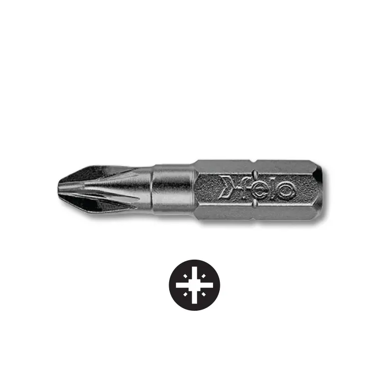 Cel mai vândut Bit Industrial - forma C, lungime 32 mm, tipul pozidriv, varf Pz 4, Felo