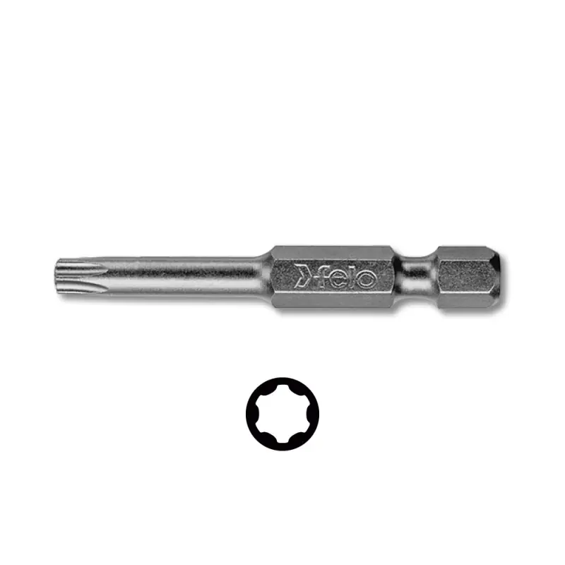 Bit Industrial - forma E, lungime 50 mm, tipul torx plus, Felo Cumpărături sigure