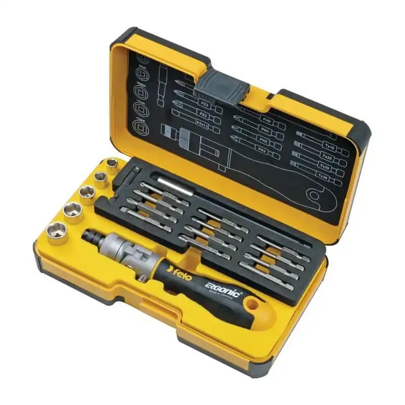 Trusa ERGONIC-K - 20 piese în caseta StrongBox (230 x 130 x 56 mm), Felo Vezi acum