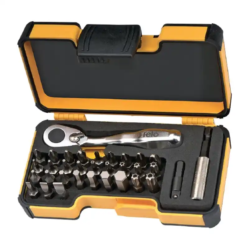 Trusa XS 33 - 33 piese in caseta mini StrongBox (135 x 75 x 37 mm), Felo Cumpărături sigure