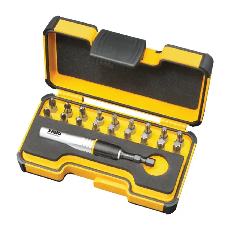 Livrare gratuită Trusa de bits de impact - 19 piese, model Impact 19 Industrial, Pozidriv, Philips,Torx, Cap Magnetic, Felo