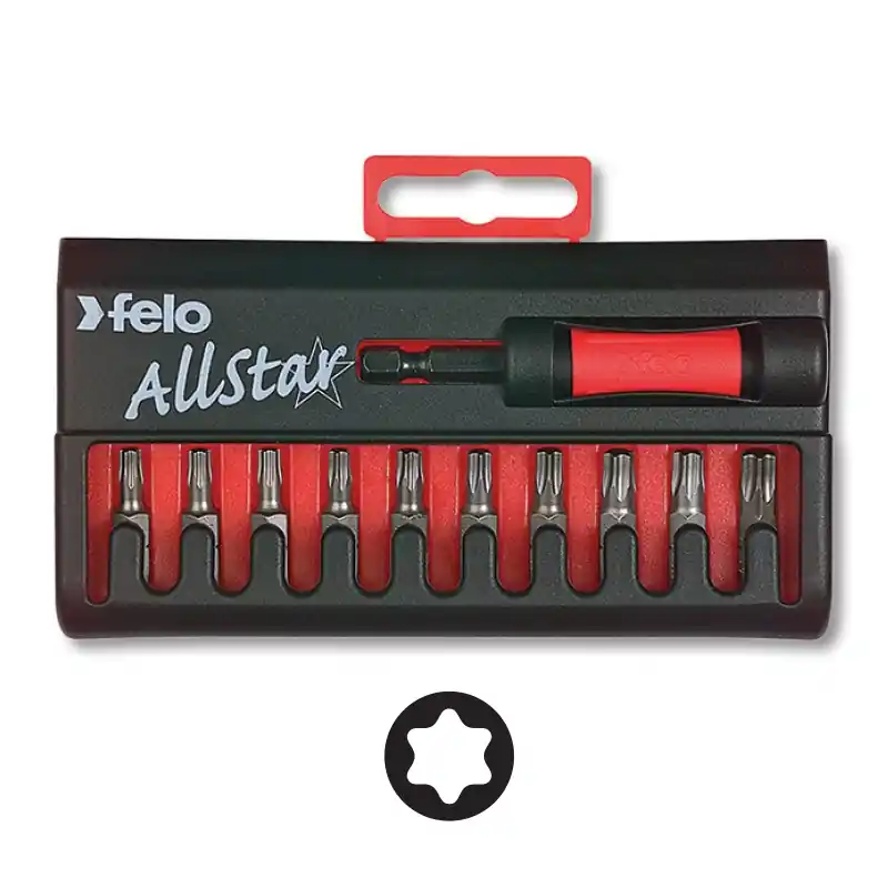 Ofertă Set Felo AllStar, model TiN Torx, Torx, Felo