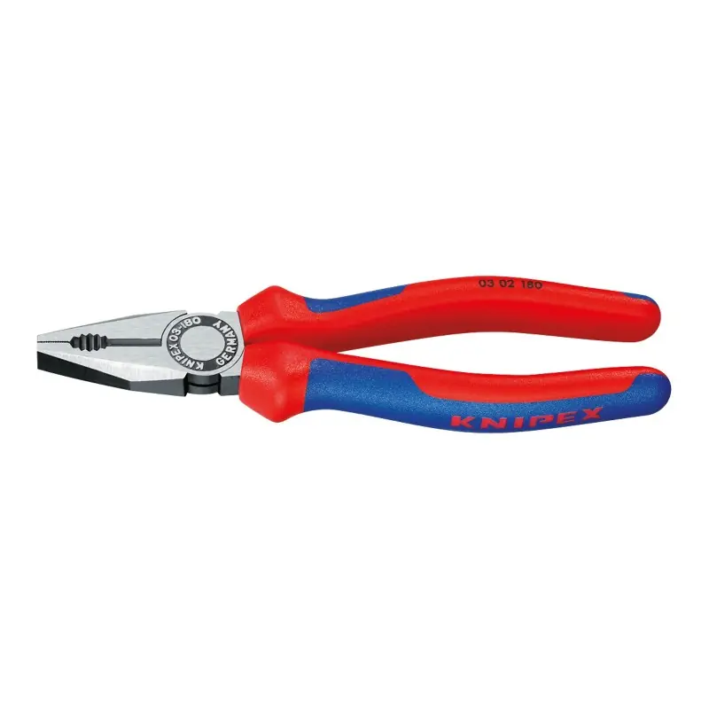 Preferatul clienților Cleste combinat cu strat protector negru lustruit si manere cu manson bicomponent, Knipex