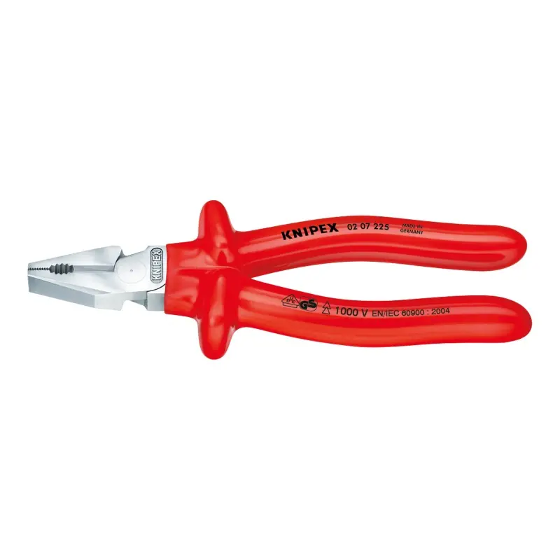 Cleste combinat ,,Heavy Duty’’, cu suprafata cromata si manere cu manson monocomponent VDE 1000 V in adancime, Knipex Promoție