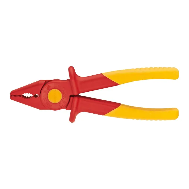 Cumpără online Cleste de plastic VDE, prindere plata, falci plate, L 180 mm, Knipex