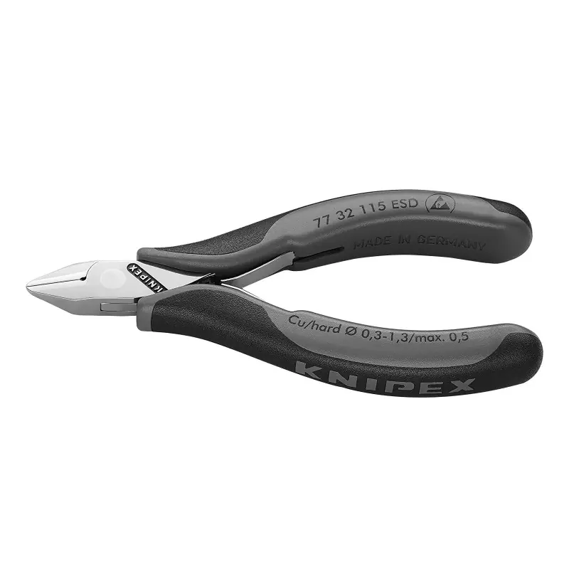 Cleste diagonal cu cap ascutit pentru electronisti, ESD, Knipex Super ofertă