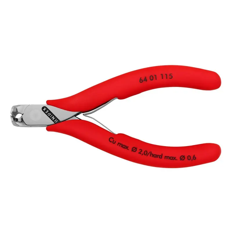 Reducere specială Clesti de taiere frontala pentru electronisti, lustruit si manere cu manson din plastic, Knipex