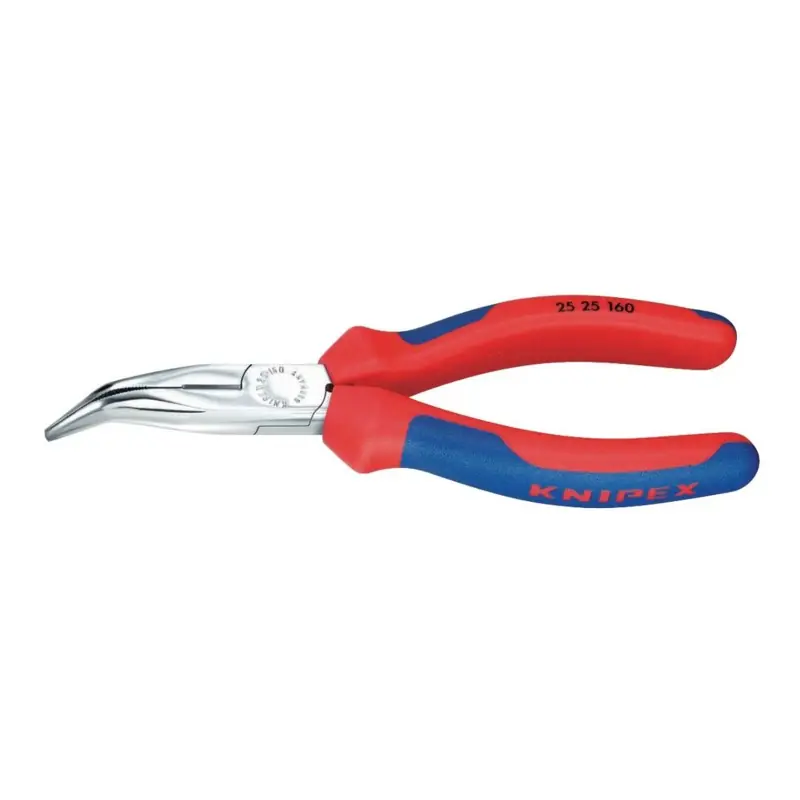 Cleste radio cu falci semirotunde, inclinate la 40° si varf ascutit, cu suprafata cromata, manson bicomponent, Knipex Reducere de preț