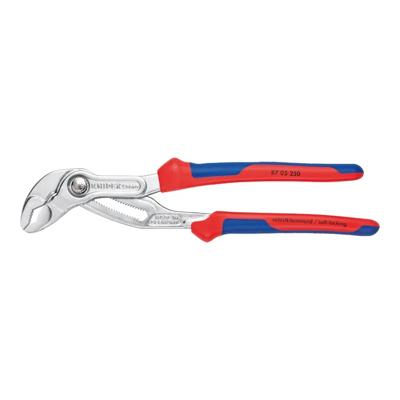 Cleste Cobra, suprafata cromata si manere subtiri cu manson bicomponent, L 250 mm, Ø 2 | 50 mm, s 46 mm, 25 pozitii, Knipex Comandă acum