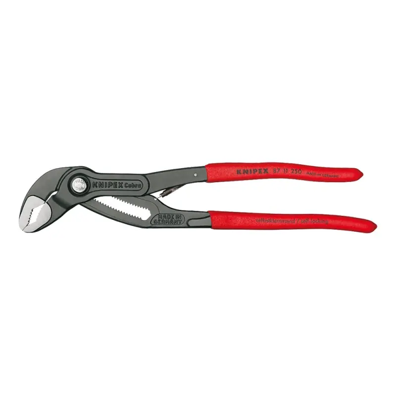 Cleste Cobra-matic, manere cu manson din plastic anti-alunecare, Ø 2 | 50 inch/mm, L 250 mm, s 46 mm, 25 pozitii, Knipex Bestseller