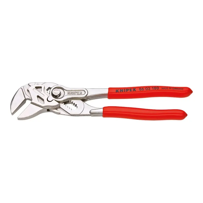 Cleste cheie placat cu nichel si manere cu manson din plastic, Knipex Mai ieftin