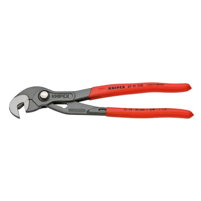 Livrare rapidă Cleste cheie pentru piulite cu strat protector gri lustruit si manere, ³/8- 1 ¹/4 | 10-32 inch/mm, 15 pozitii, Knipex