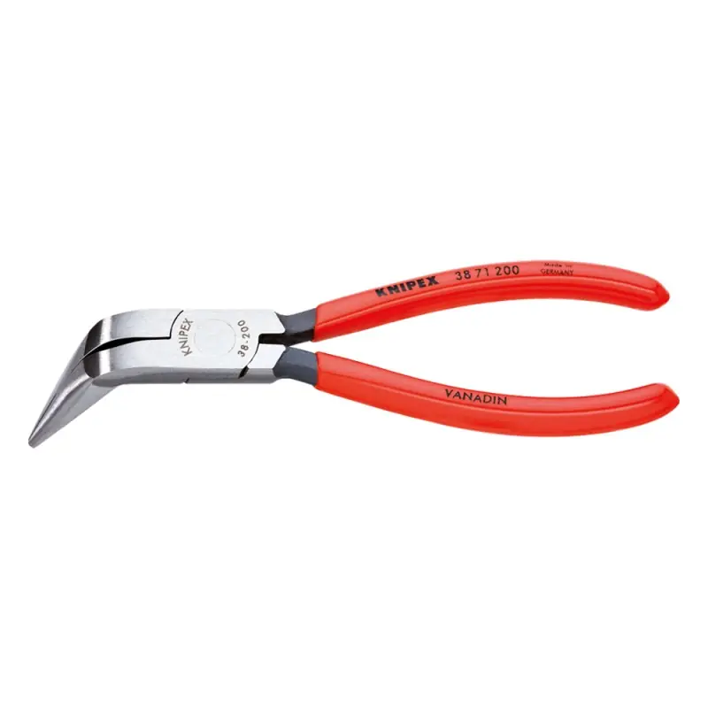 Cleste cu falci semi-rotunde inclinate la 70°, pentru accesul in locuri greu accesibile, Knipex Retur gratuit