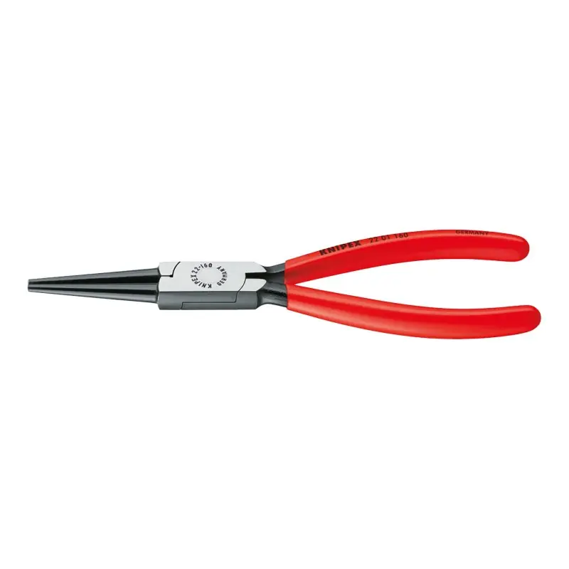 Cleste cu falci rotunde, lungi, cu strat negru protector lustruit si manere cu manson din plastic, Knipex Preț redus