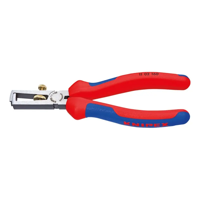 Cleste dezizolator, strat protector negru lustruit si manere cu manson bicomponent, dezizolare Ø 5mm / 10 mm² , AWG 7, Knipex Ieftin