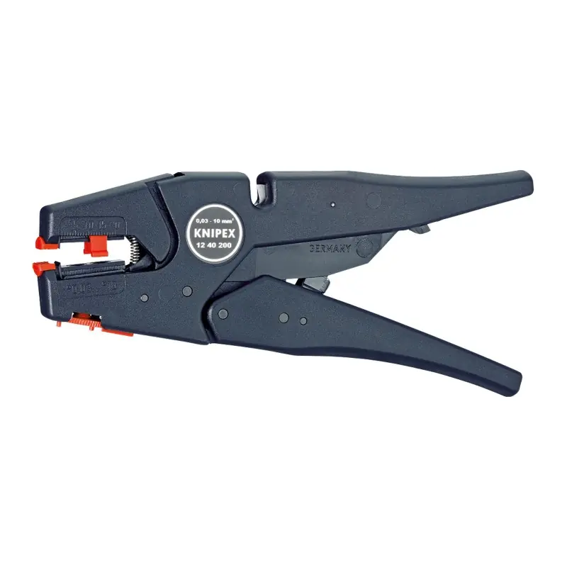 Cleste dezizolator automat auto-reglabil, L 200 mm, dezizolare 0.03 - 10, AWG 32 - 7, Knipex Bestseller