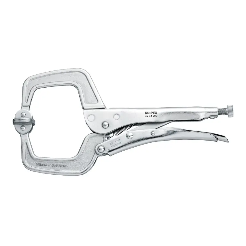 Livrare rapidă Cleste menghina pentru sudura, L 280 mm, prindere dreptØ 90 mm, Knipex