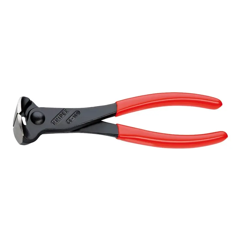 Nu rata Cleste de taiere frontala pentru sarma cu strat protector negru lustruit si manere cu manson din plastic, Knipex