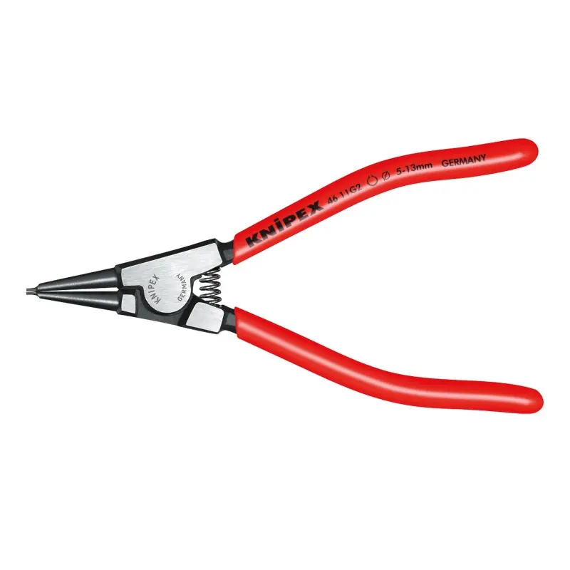 Plată securizată Cleste pentru pentru inele de prindere pe arbori, strat protector negru lustruit si manere cu manson din plastic, Knipex