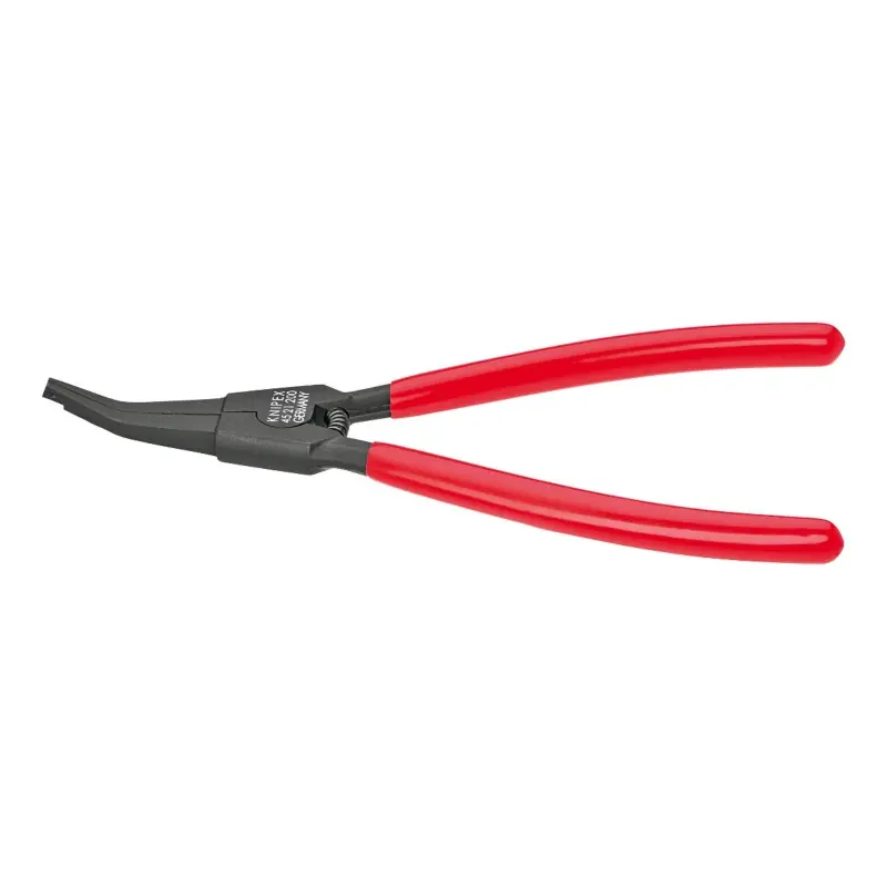 Chilipir Cleste special pentru inele speciale de siguranta, suprafata brunata si manere din plastic, Knipex